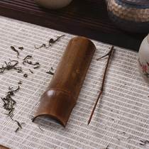 Zen-style tea then two sets of retro-leather bounty tea-needle tea teaspoon teaspoon 6-gentleman accessories