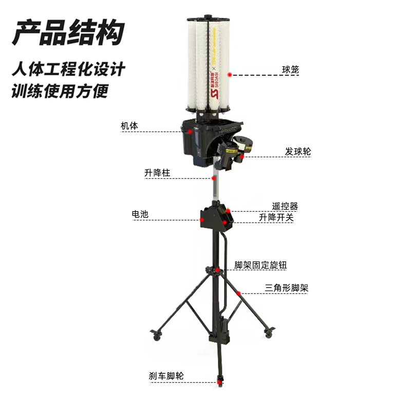 羽毛球自动发球机训练器单人专业陪练习神器材装备 - 图0