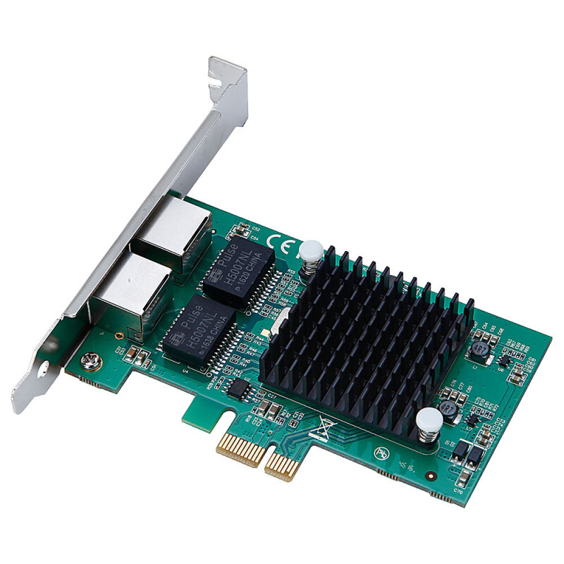 DIEWU PCIE千兆双口82575网卡台式机软路由ROS汇聚服务器内置网口-图3