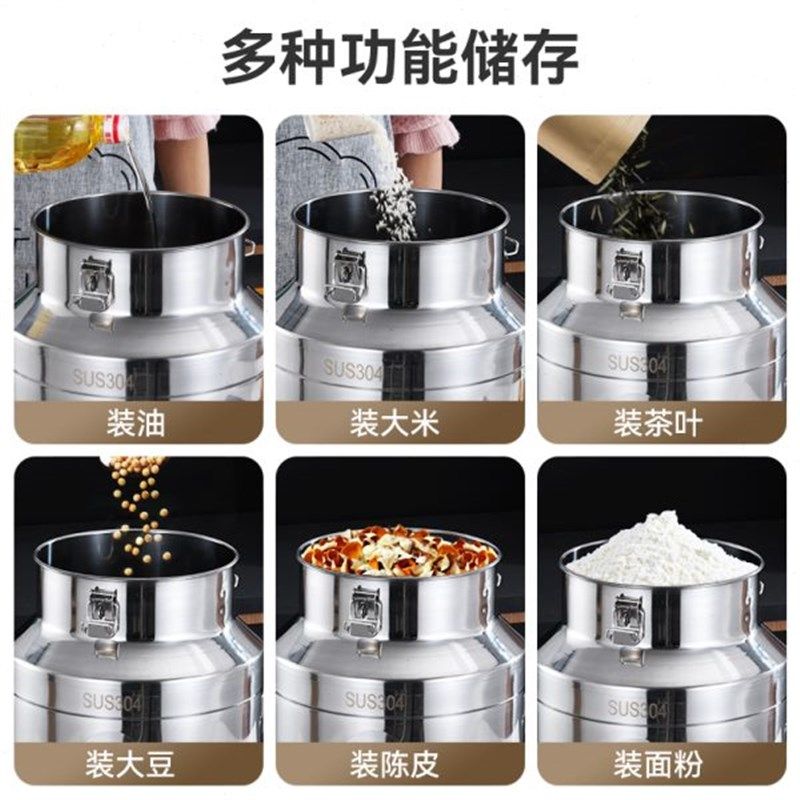 304不锈钢油桶密封桶 家用茶叶罐运输桶加厚食用T花生油牛奶桶酒,淘宝优惠券,粉丝福利购,淘宝优惠卷
