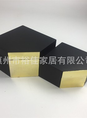 极速漆面五角首饰收纳盒工艺礼品摆饰储物盒样P板房软装饰品家居