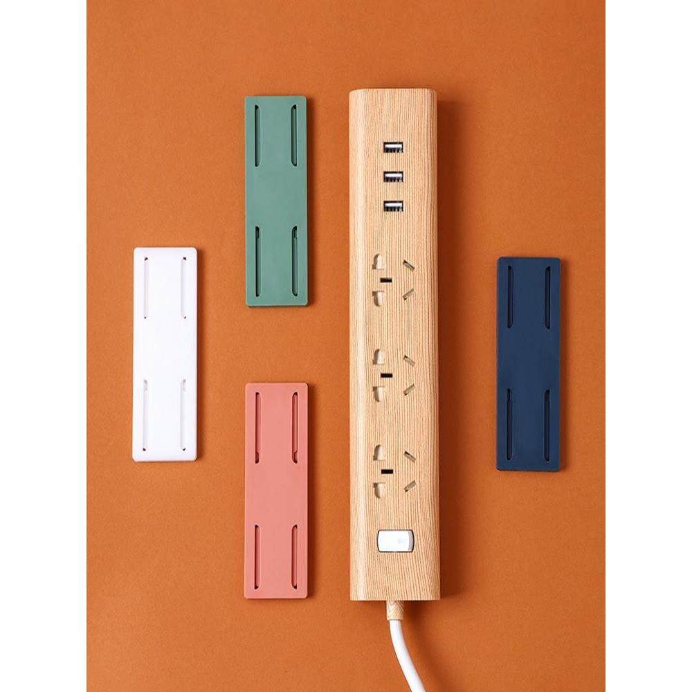 免打孔排插固定器墙面无痕自粘式壁挂墙上贴收纳插排插线板置物架,淘宝优惠券,粉丝福利购,淘宝优惠卷