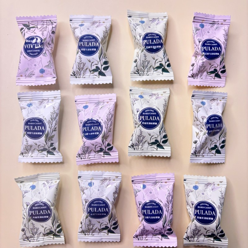 英国PULADA糖果白桃乌龙果汁味硬糖青提乌龙味喜糖婚糖休闲小零食 - 图3