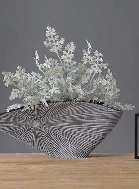 BK9K现代极简轻奢艺术t摆件意式办公室玄关电视柜客厅家居装..