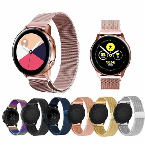 适用三星Galaxy Watch4/5/6 43磁吸米兰手表带GearS3 active2/47 - 图0