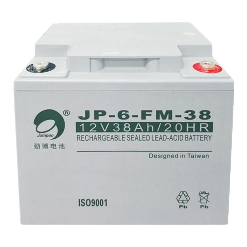 劲博蓄电池12V JP-HSE-120 100 65 38 24AH铅酸免维护UPS电源专用-图0