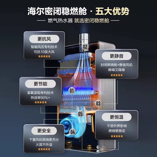 Haier Gas Watereeverter 13/13/16 литр L Дом купается природное газ постоянное температура Официальный флагман