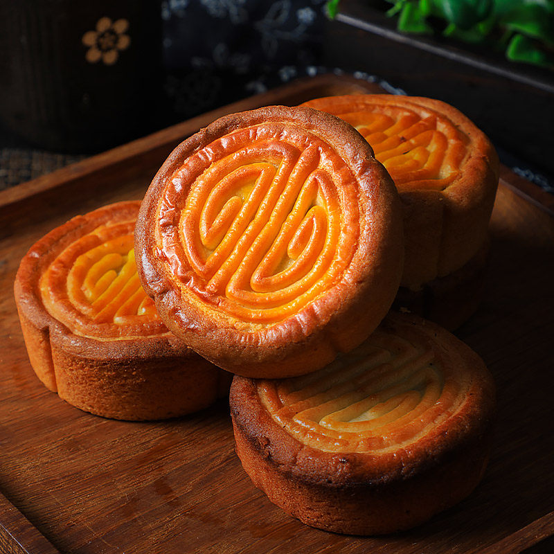 酥上煌蛋月烧官方旗舰店正宗晋式传统老式品牌月饼糕点蛋月烧80g