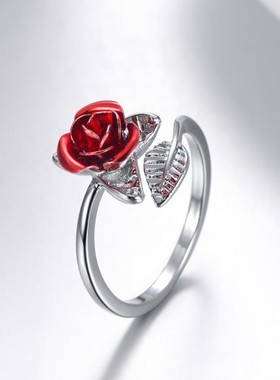 新品esizable Fijnger Rings For Women Valentines Day Gift Je