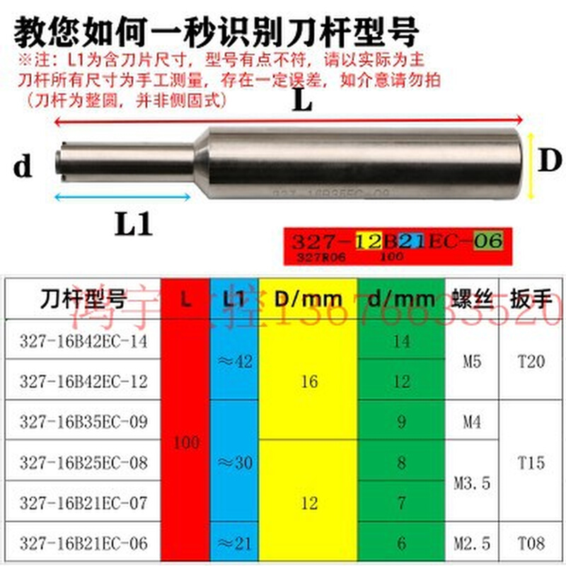 六刃T型铣刀梯形槽刀舍弃式旋风铣 合金键槽铣刀小孔槽刀内孔槽铣 - 图1