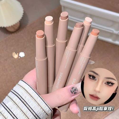 正品立体高光修容笔初学者提亮立体鼻影阴影侧影哑光高光遮瑕学生 - 图1