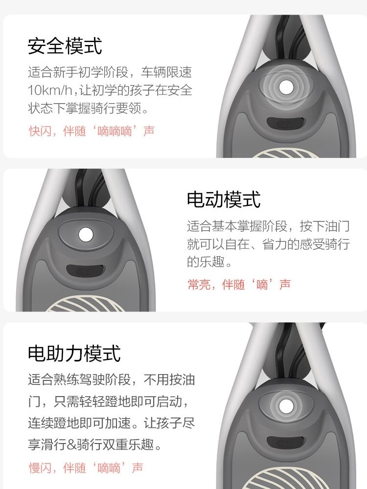 ninebot小米九号电动滑板车C10/C15/C20儿童款成人超轻折叠两轮车 - 图3