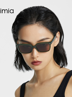 白框方框板材墨镜amimia