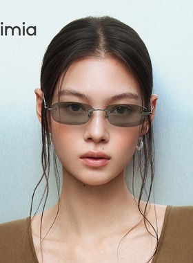 amimia·Nova复古时尚无框墨镜女高级感防紫外线太阳眼镜26新款