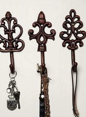 供应铸铁挂钩 服装店铁艺挂钩家装墙壁挂饰 庭院吊蓝复古挂钩