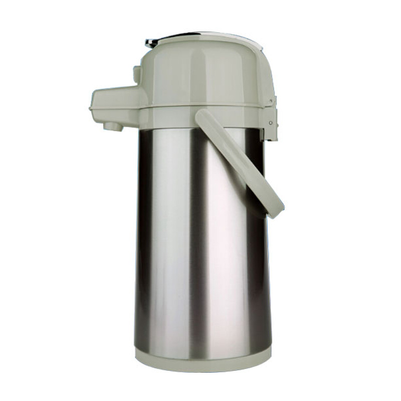 清水气压式热水壶家用保温瓶玻璃内胆热水瓶不锈钢保温壶气压水瓶