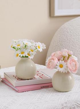 ins装饰摆件办公室桌面居家房间布置装饰品卧室客厅高级感小花瓶