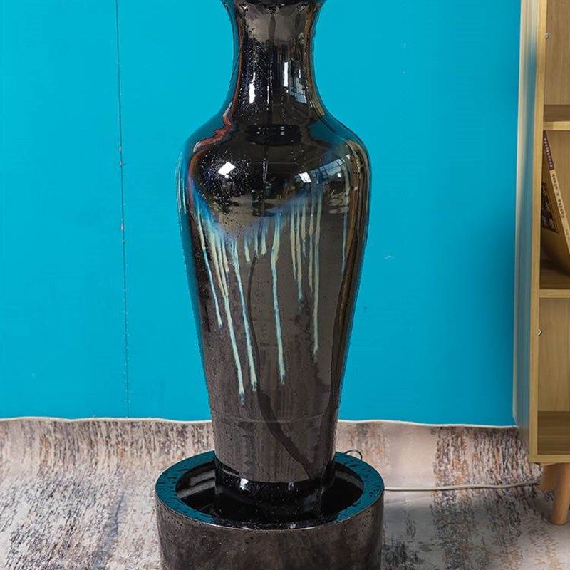 招财流水摆件创意家居玄关客厅桌面办公室循环P水喷泉开业乔迁礼,淘宝优惠券,粉丝福利购,淘宝优惠卷