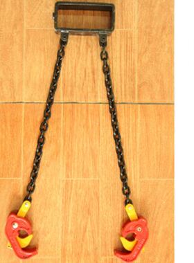 油桶起重钳油桶合金吊钩夹链条钩油桶吊钳双链油桶夹叉车夹具