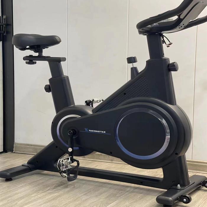 Intelligent electromagnetic control dynamic bicycle home fitness bicycle rechargeable shuttle ten-speed resistance exercise bike equipment