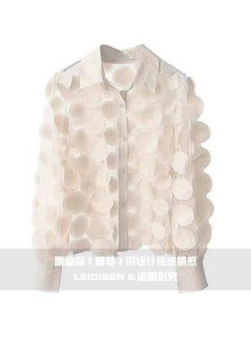 样板房陈设女生衬衫缎面丝绸简约时尚开衫衬衫展厅衣帽间柜子上衣