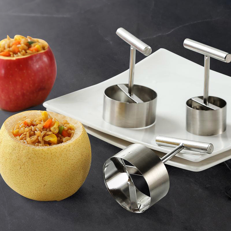 不锈钢去梨核神器雪梨去心刀苹果挖空梨子冰糖炖梨工具水果取心器 - 图1