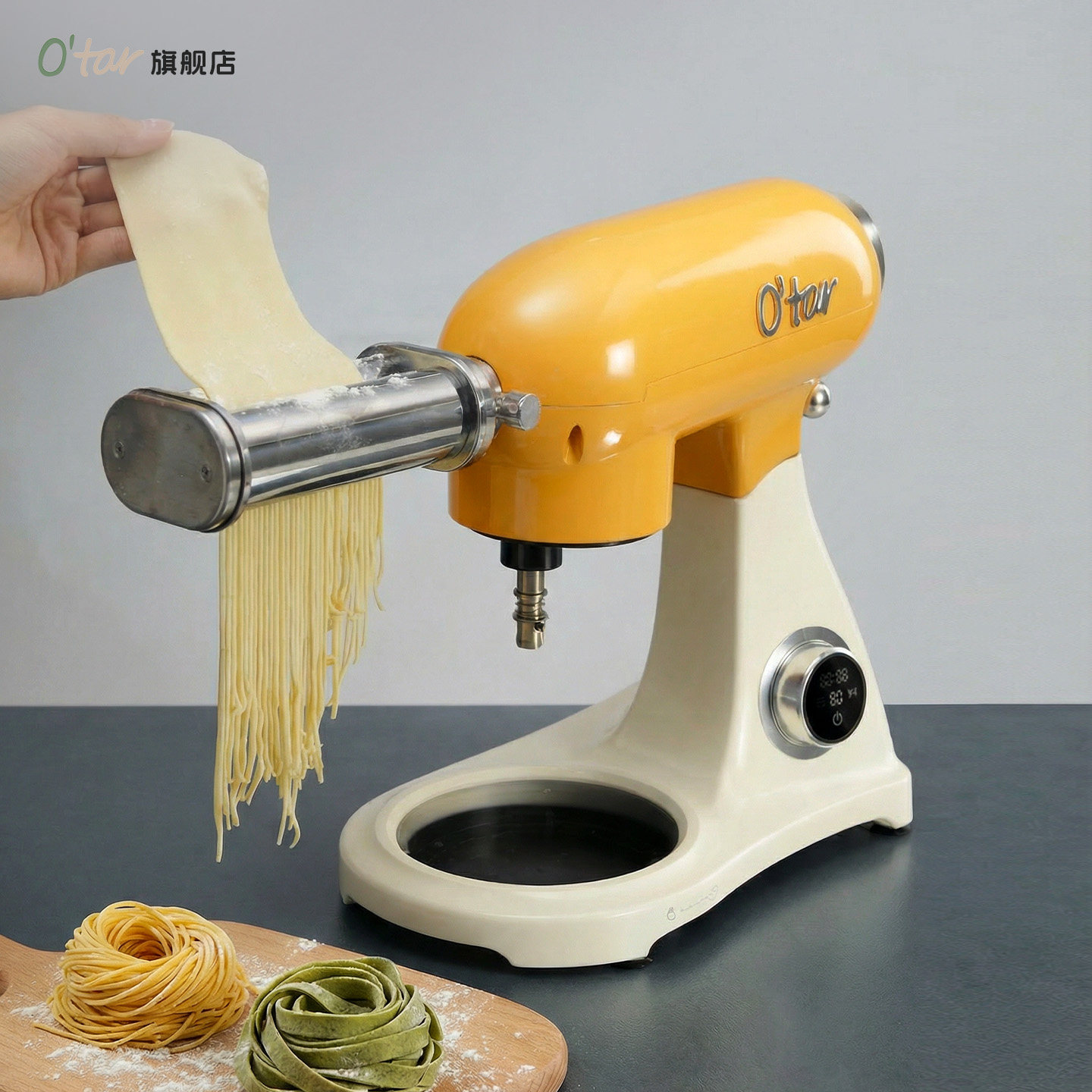 O'tar 欧塔厨师机配件 不锈钢彩绘桶 绞肉器 不锈钢制面三件套,淘宝优惠券,粉丝福利购,淘宝优惠卷