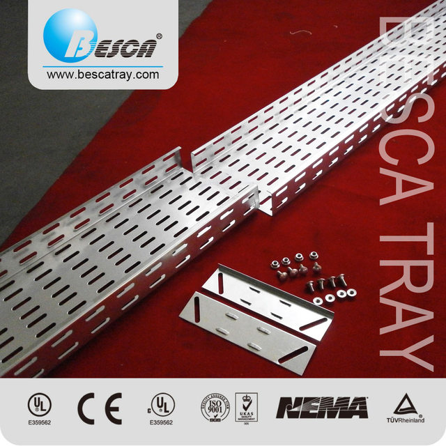 Hot-dip galvanized tray cable tray galvanized tray metal wire trench wiring rack