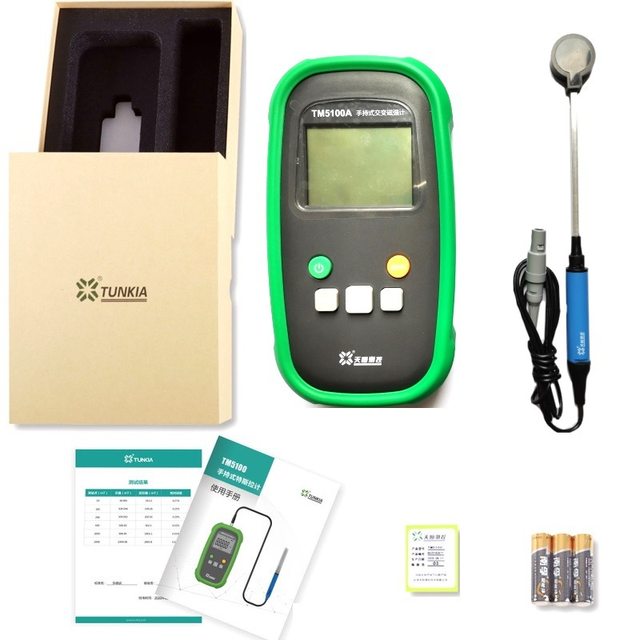 Tianheng AC Gauss Meter TM5100A Handheld Alternating Magnet Magnetic Field Tester Tesla Meter 240mT