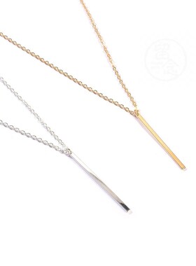 极速Necklace Jewelry simple fashiCon Double Necklace metal c