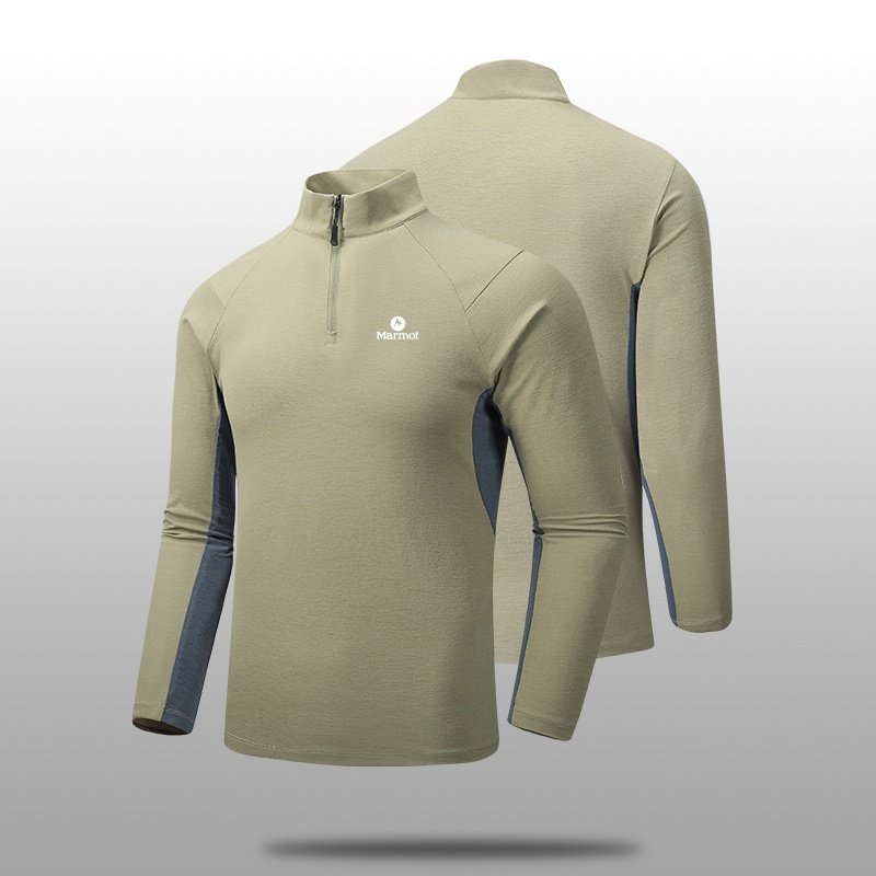 MARMOT马魔山春秋款男半拉链立领户外时尚休闲衣长袖运动上衣卫衣,淘宝优惠券,粉丝福利购,淘宝优惠卷