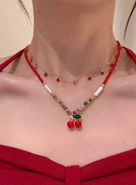 元气主义彩色串珠项链