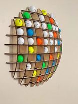 Golf wood hanging wall frame Rack Club Small Ball Shelf Containing boxball shelving