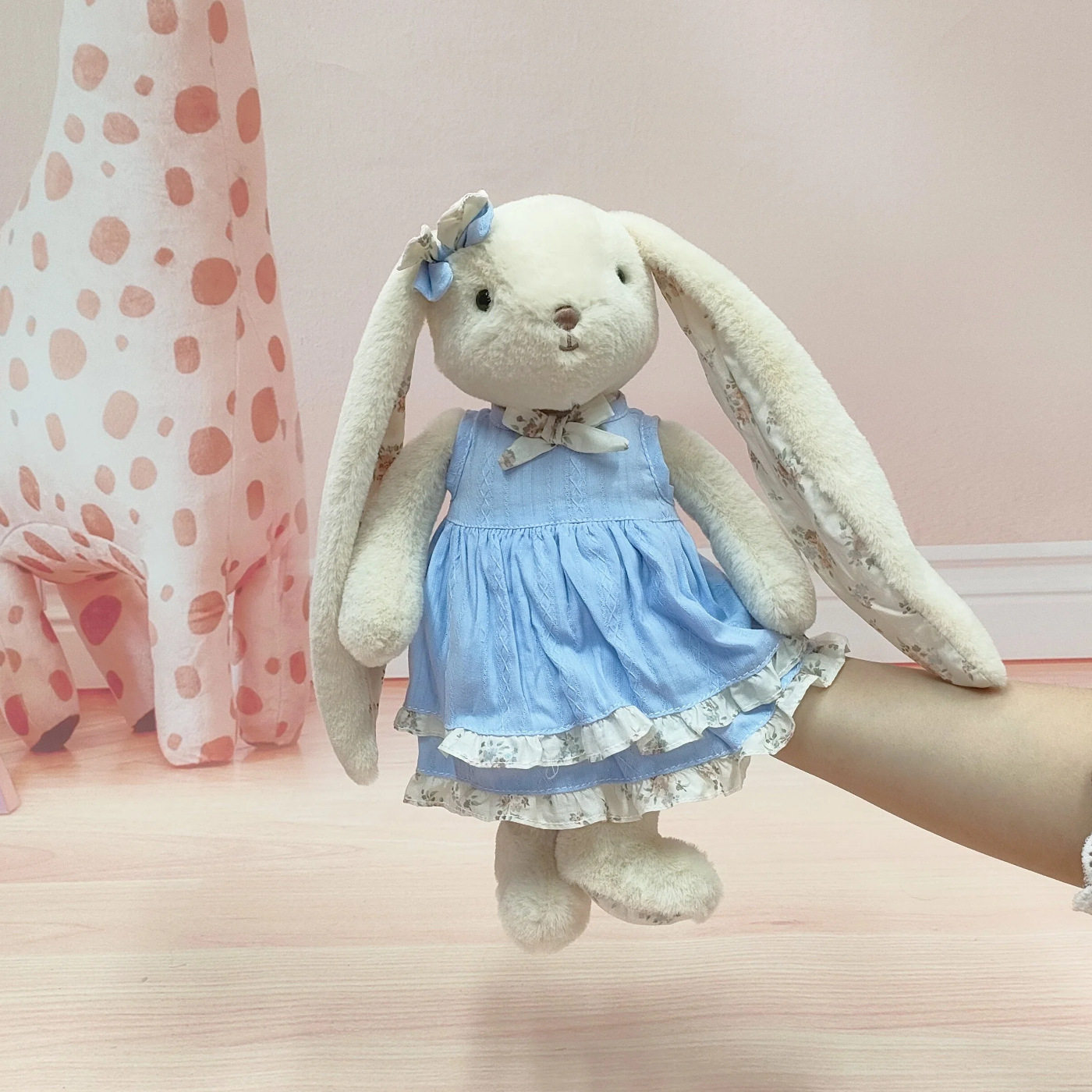 多爱田园兔子毛绒玩具mimo兔公仔陪伴安抚穿裙兔娃娃礼物儿童玩具,淘宝优惠券,粉丝福利购,淘宝优惠卷