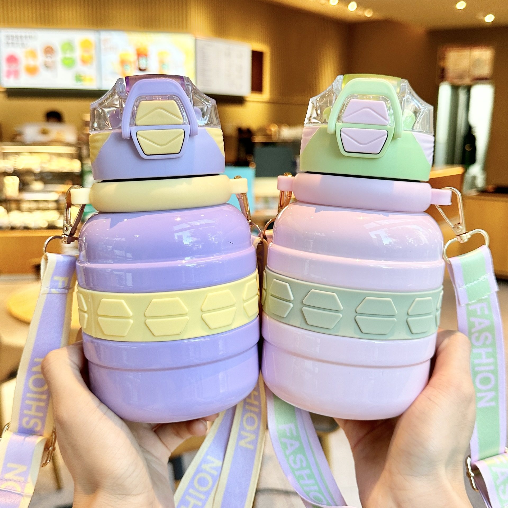 吸管保温杯儿童学生上学专用2025新款高颜值女生士双饮水杯子,淘宝优惠券,粉丝福利购,淘宝优惠卷