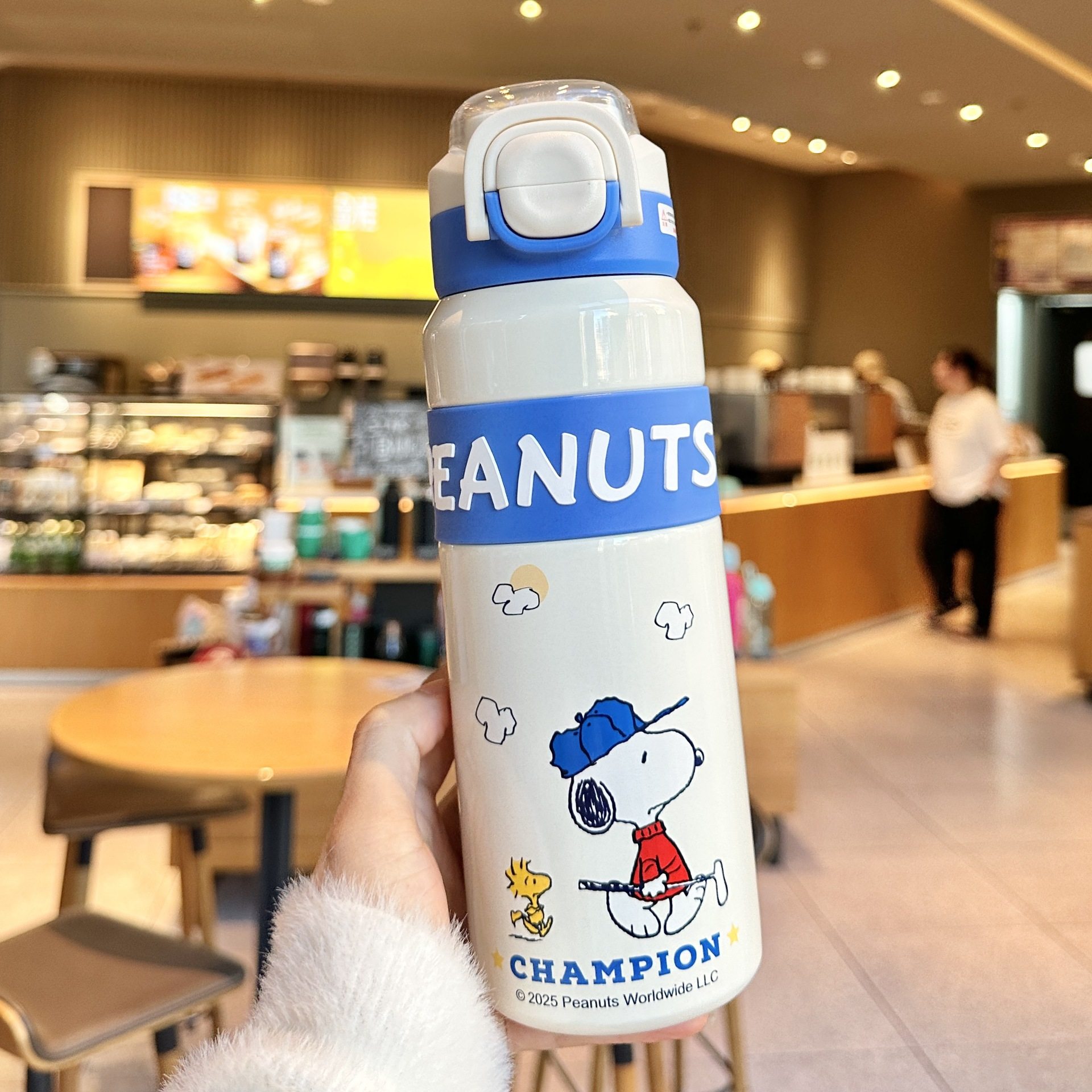 史努比儿童保温杯女孩上学专用幼儿园小学生316双饮口带吸管杯子,淘宝优惠券,粉丝福利购,淘宝优惠卷