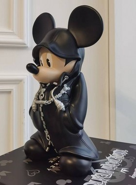 卡通国王米奇桌面摆件客厅电视柜玄关软装Q饰儿童房潮流网红款