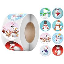 50-500pcs Christmas Gift Sealing Stickers 1 inch Thank You L