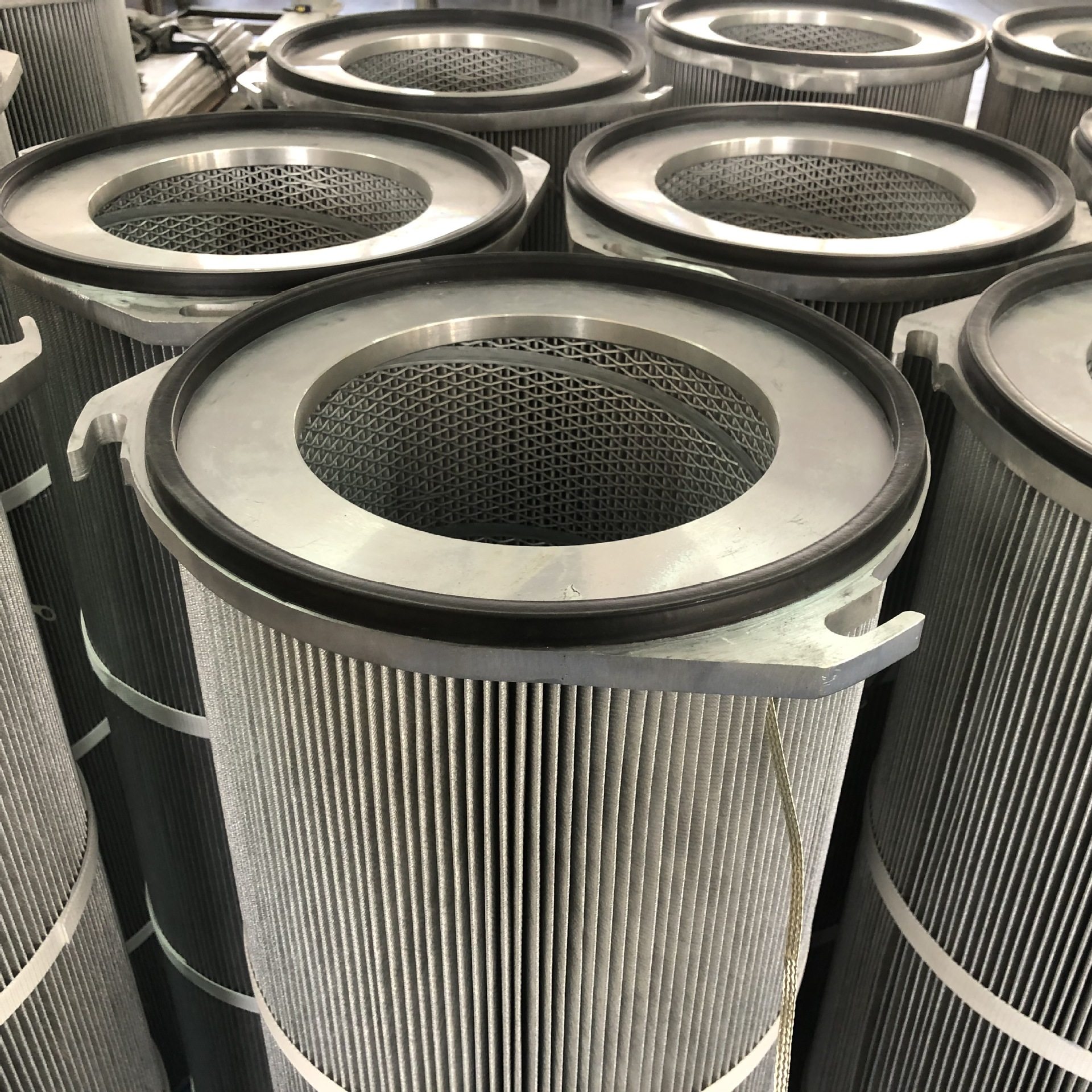 铝盖三耳旋装除尘滤筒工业喷塑 芯PTFE覆膜抛丸机喷砂机除尘滤筒,淘宝优惠券,粉丝福利购,淘宝优惠卷