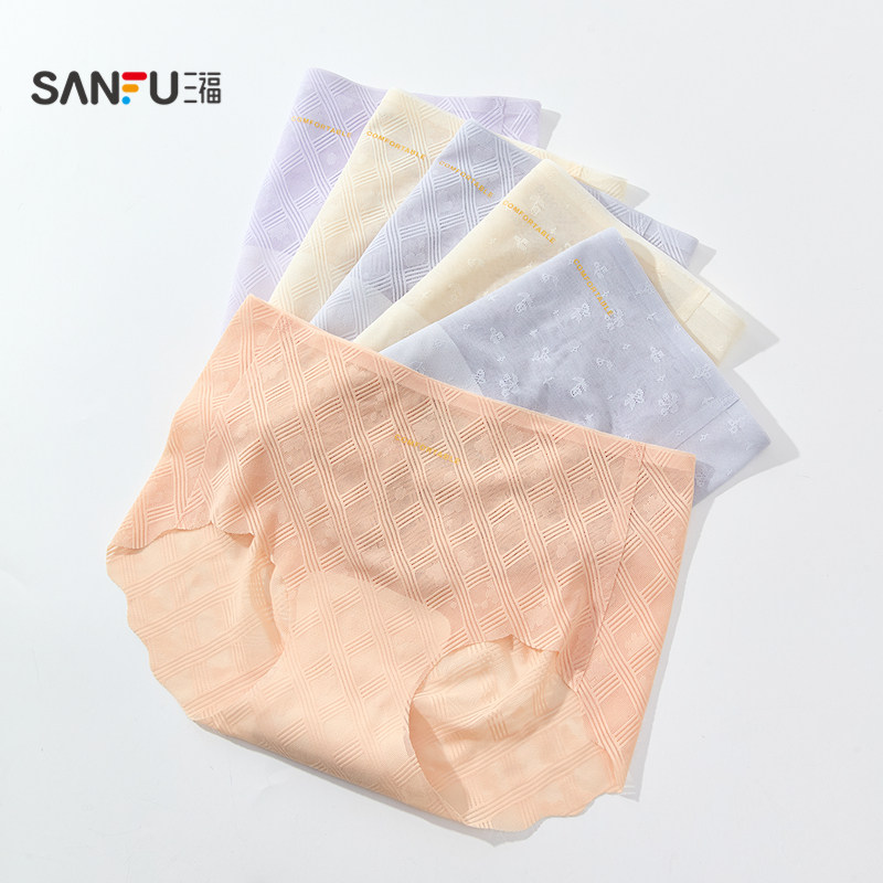 三福 女中腰包臀内裤 亲肤蕾丝柔软舒适透气优雅三角裤514771,淘宝优惠券,粉丝福利购,淘宝优惠卷