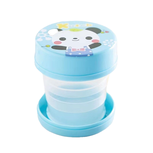 Переносная складная складная чашка для водяной чашки телескопическая чашка мультфильм Путешний чашка складная чашка складной чашки сжатой сжатая чашка на открытом воздухе чашка