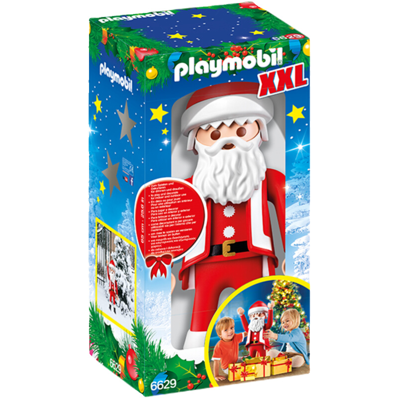 playmobil摩比世界男女孩儿童玩具大号圣诞老人公仔人偶礼物6629 - 图3