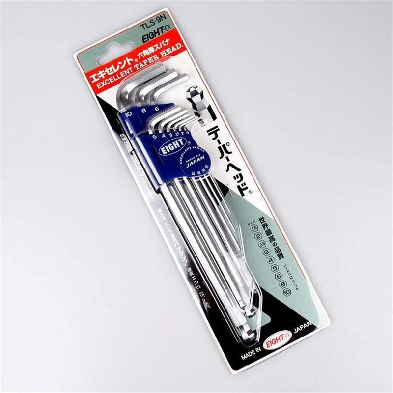 包邮日本百利EfIGHT TLS-6/7S/8/9N/11内六角扳手加长球头公制套 - 图2