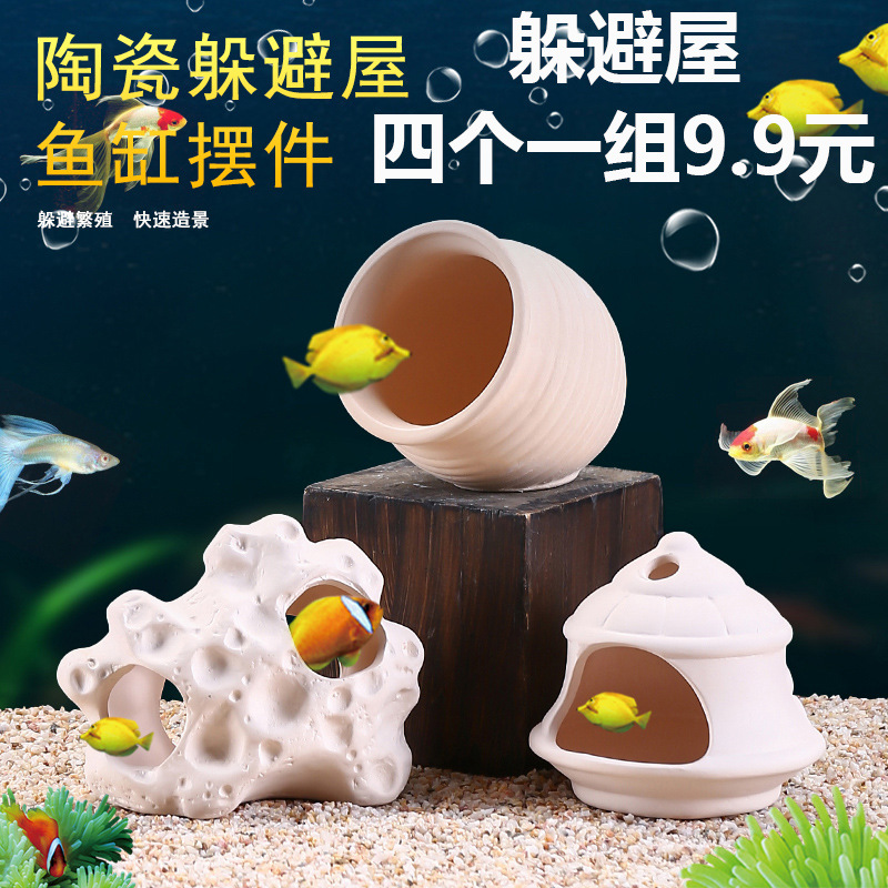 2025新款迷你鹦鹉鱼慈鲷鱼产卵罐无遮无盖鱼缸造景繁殖工具繁殖箱 - 图1