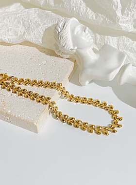 简约欧美不锈钢稻穗手链ssteel女士手链蛇骨链手链东莞钛钢饰品