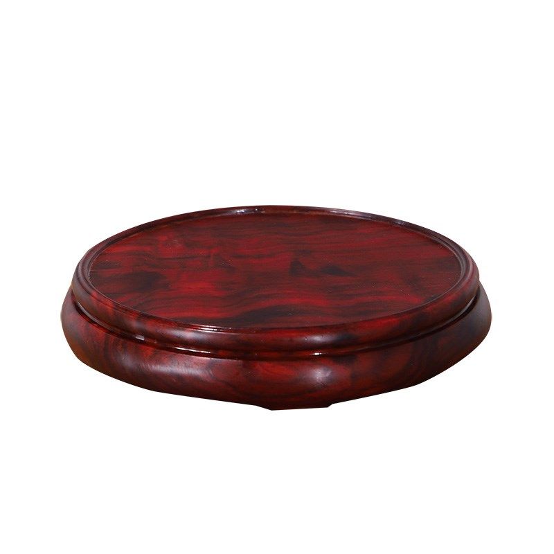 红酸枝整料圆形矮款实木底座花瓶茶壶古董香炉S盆景佛像摆件托架,淘宝优惠券,粉丝福利购,淘宝优惠卷