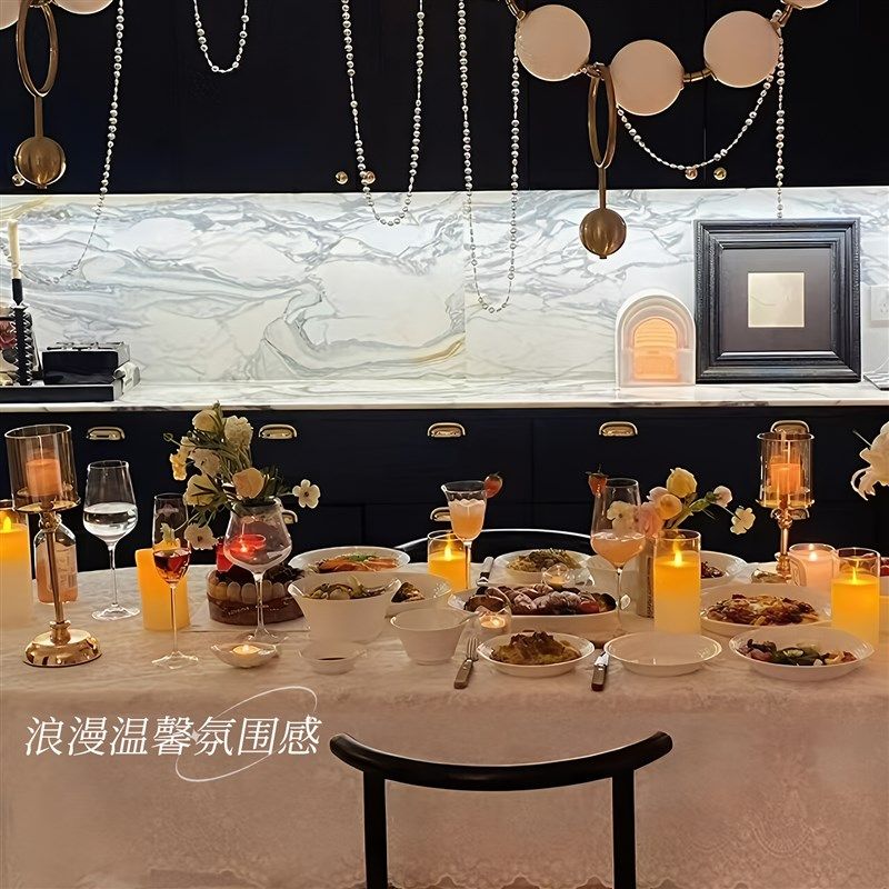 led电子灯芯仿真蜡烛氛围灯卧室情调场景布置浪漫装饰小夜灯ins,淘宝优惠券,粉丝福利购,淘宝优惠卷