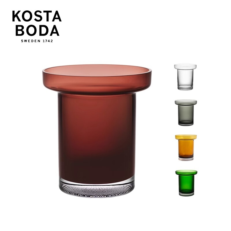 Kosta Boda瑞典进口 Limelight创意花瓶水晶玻璃欧式客厅插花摆件 - 图0