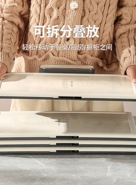 折叠保温板家用暖菜板多功能三档智能控温控时，可拆可拼冬季神器
