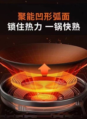 2026年新款凹面电磁炉5000W爆炒